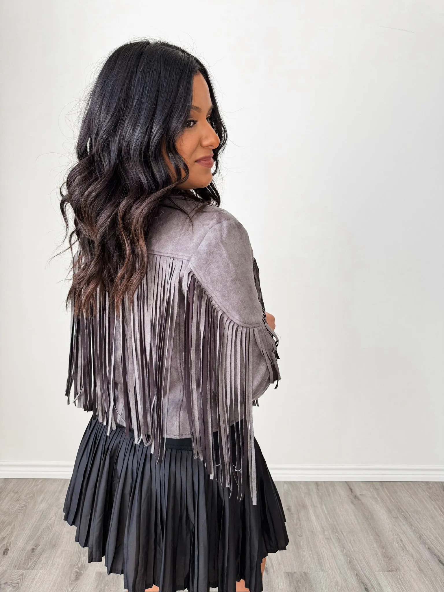 Fringe Suede Jacket