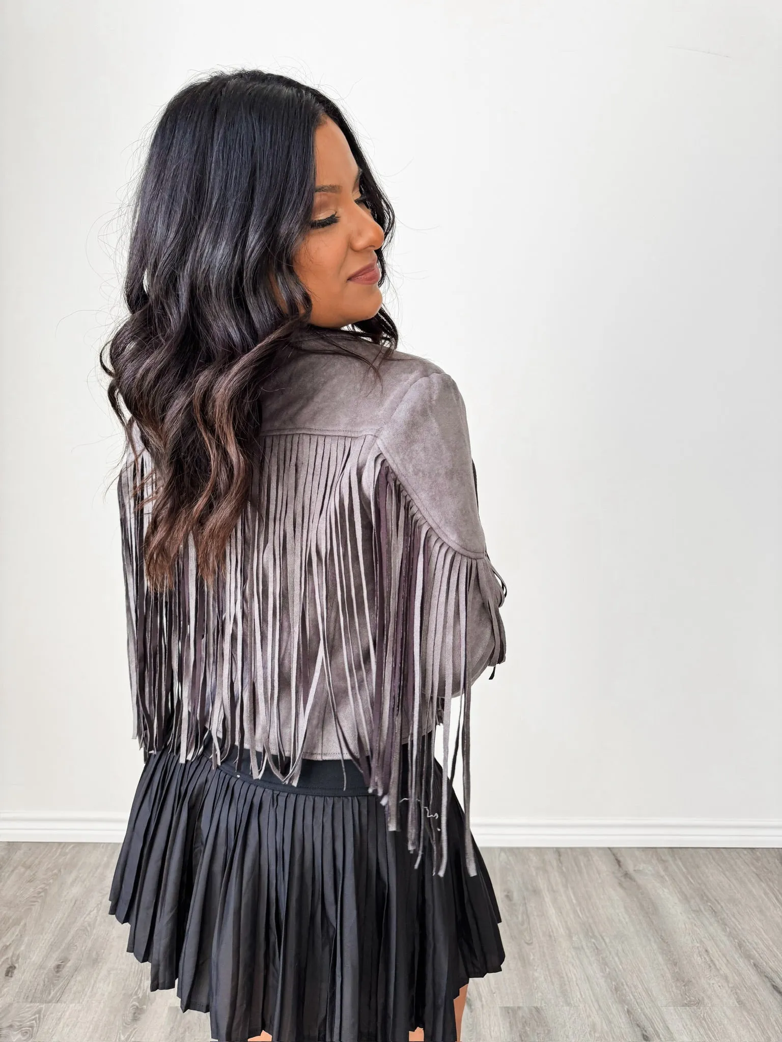 Fringe Suede Jacket