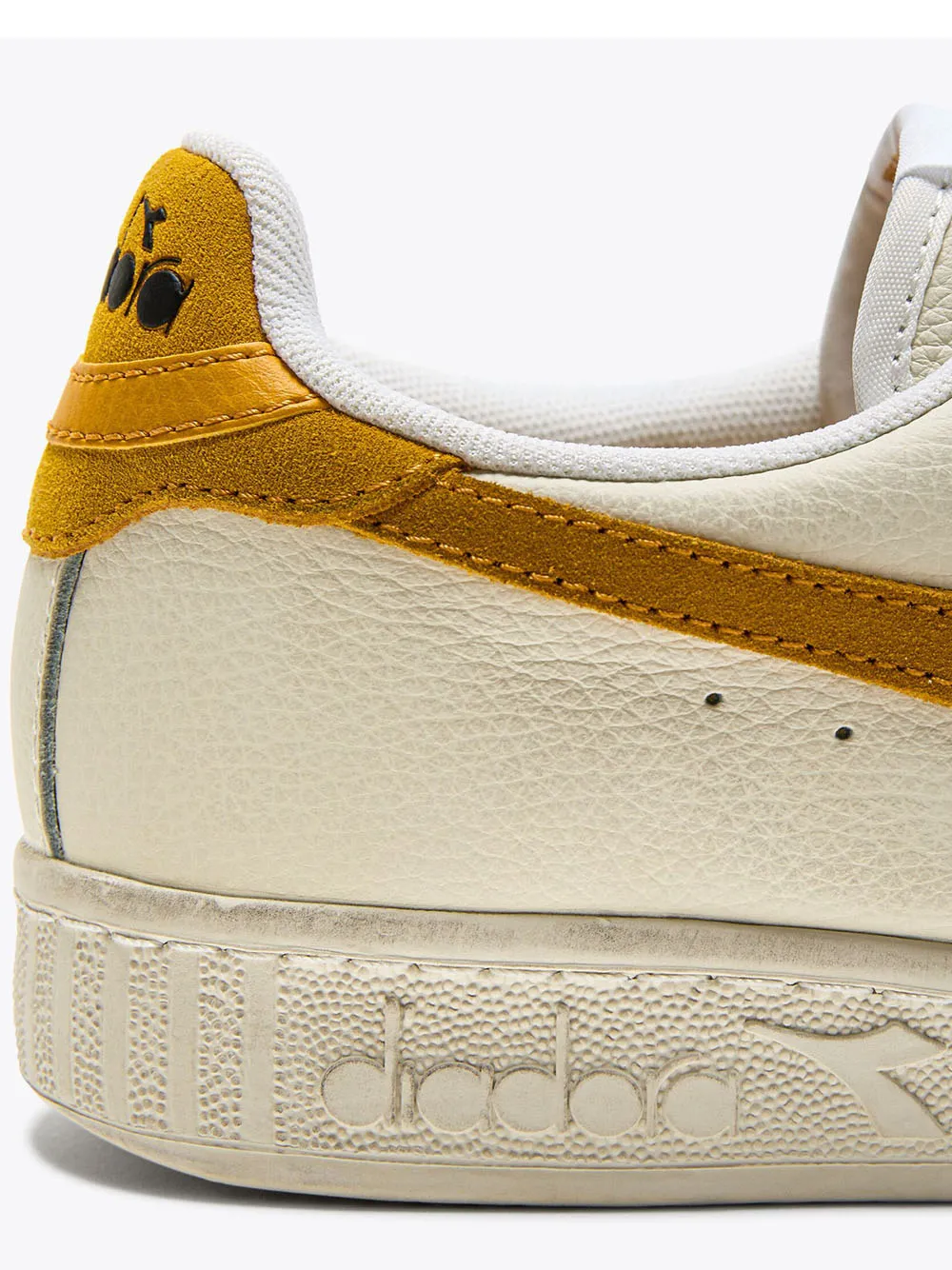 Game L Low Waxed Suede Pop - White/Calendula
