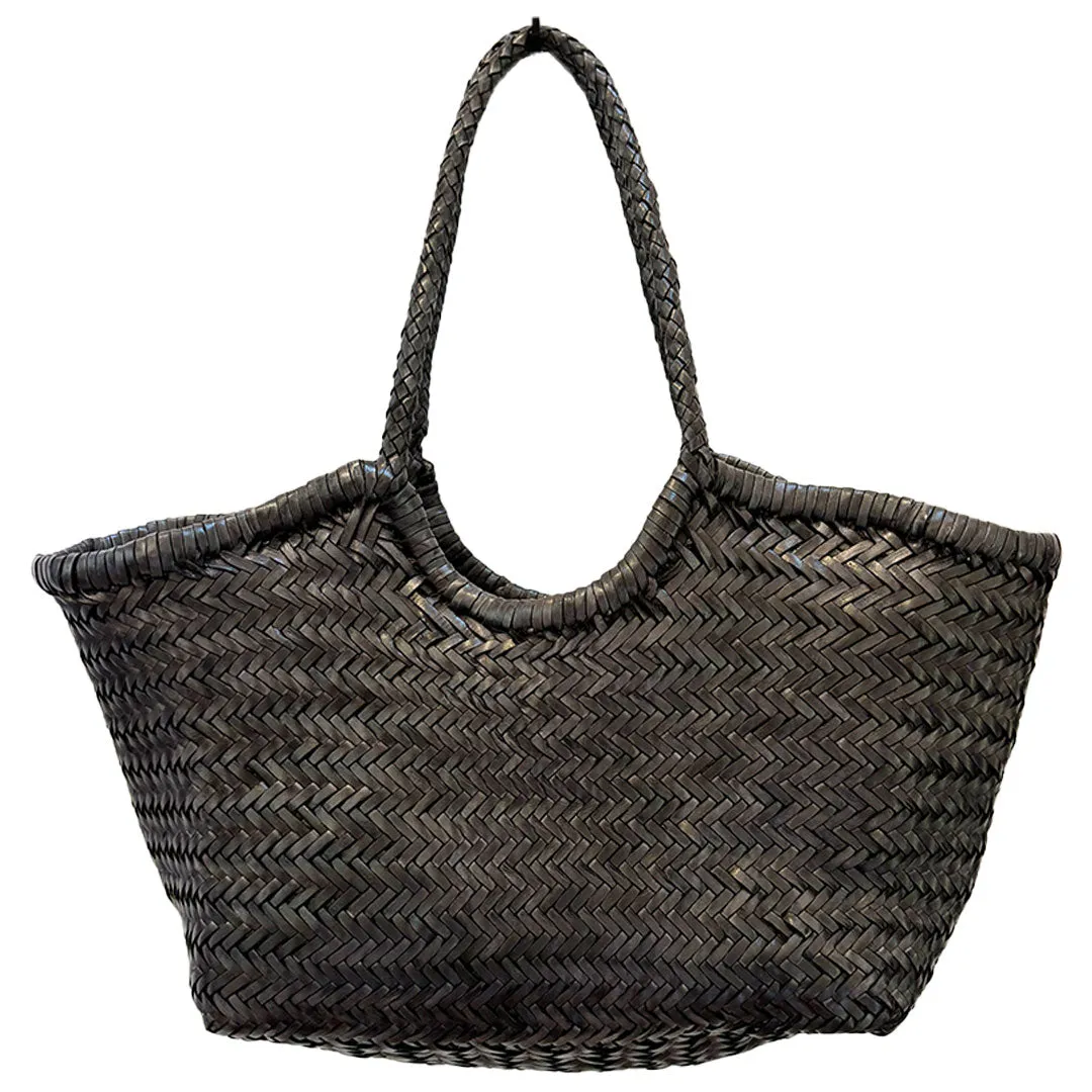 Gigi Woven Leather Bag
