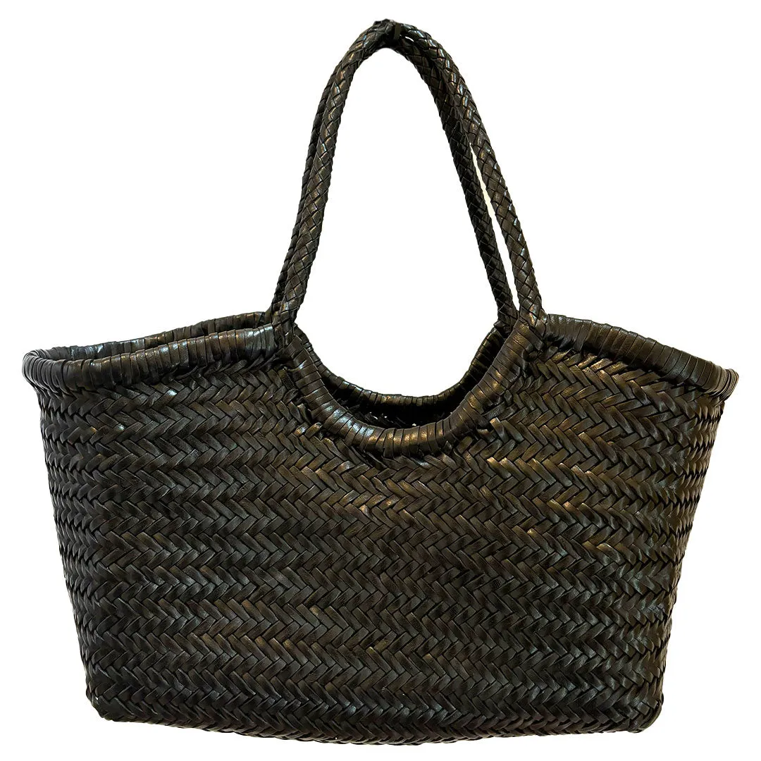 Gigi Woven Leather Bag
