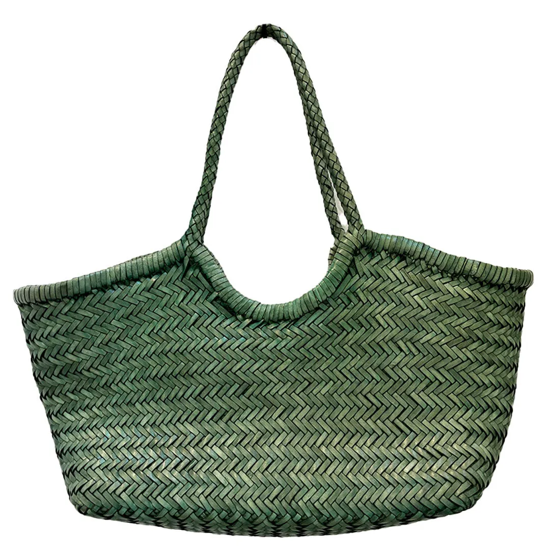 Gigi Woven Leather Bag