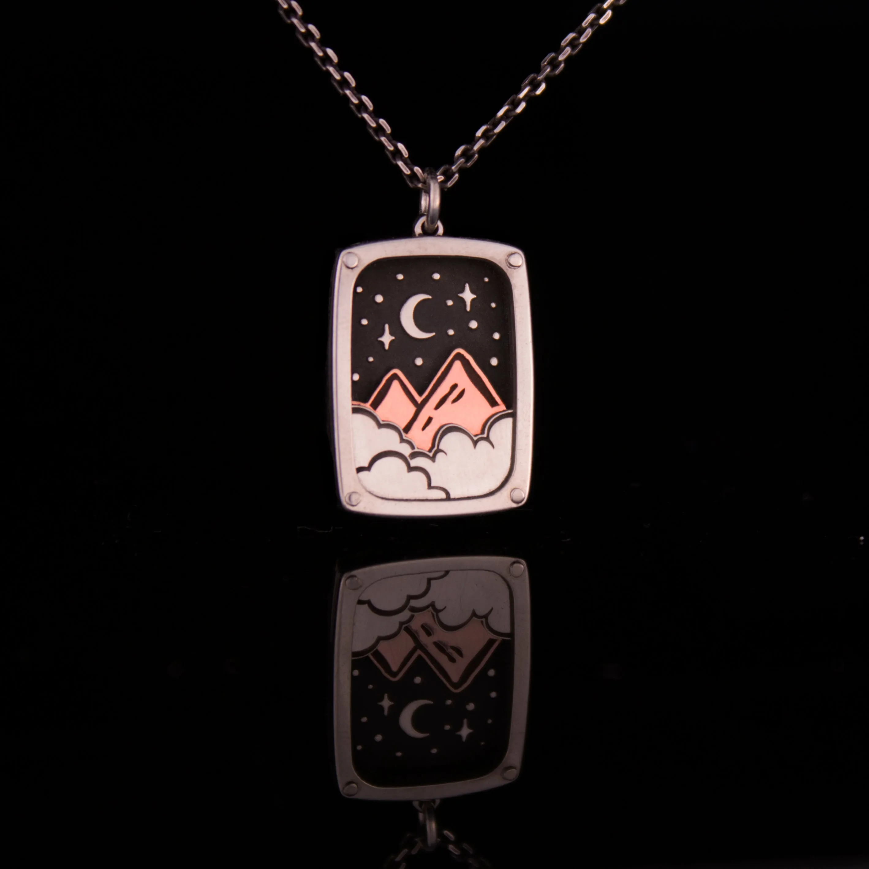 Golden Mountains Layered Necklace