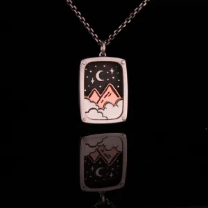 Golden Mountains Layered Necklace