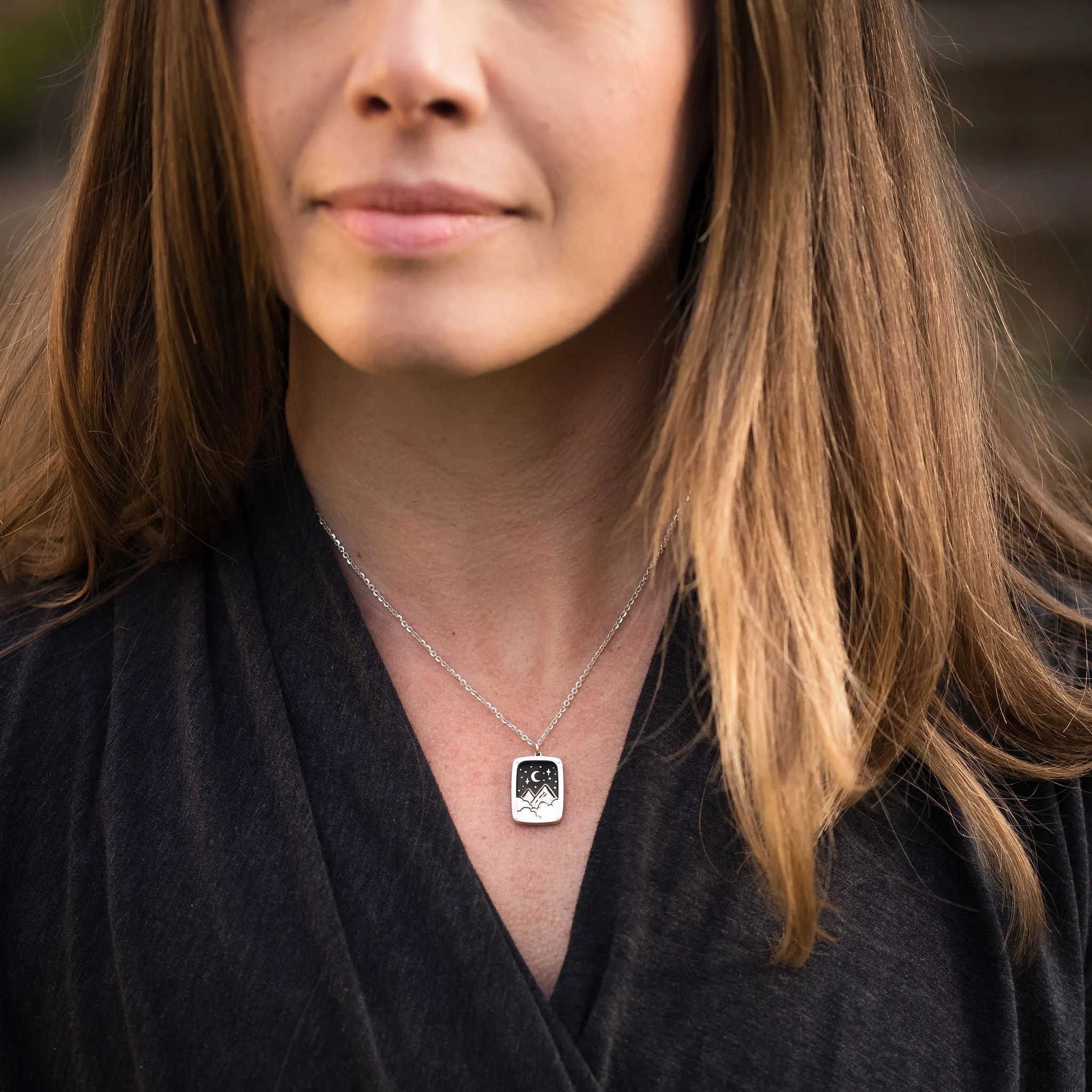 Golden Mountains Layered Necklace