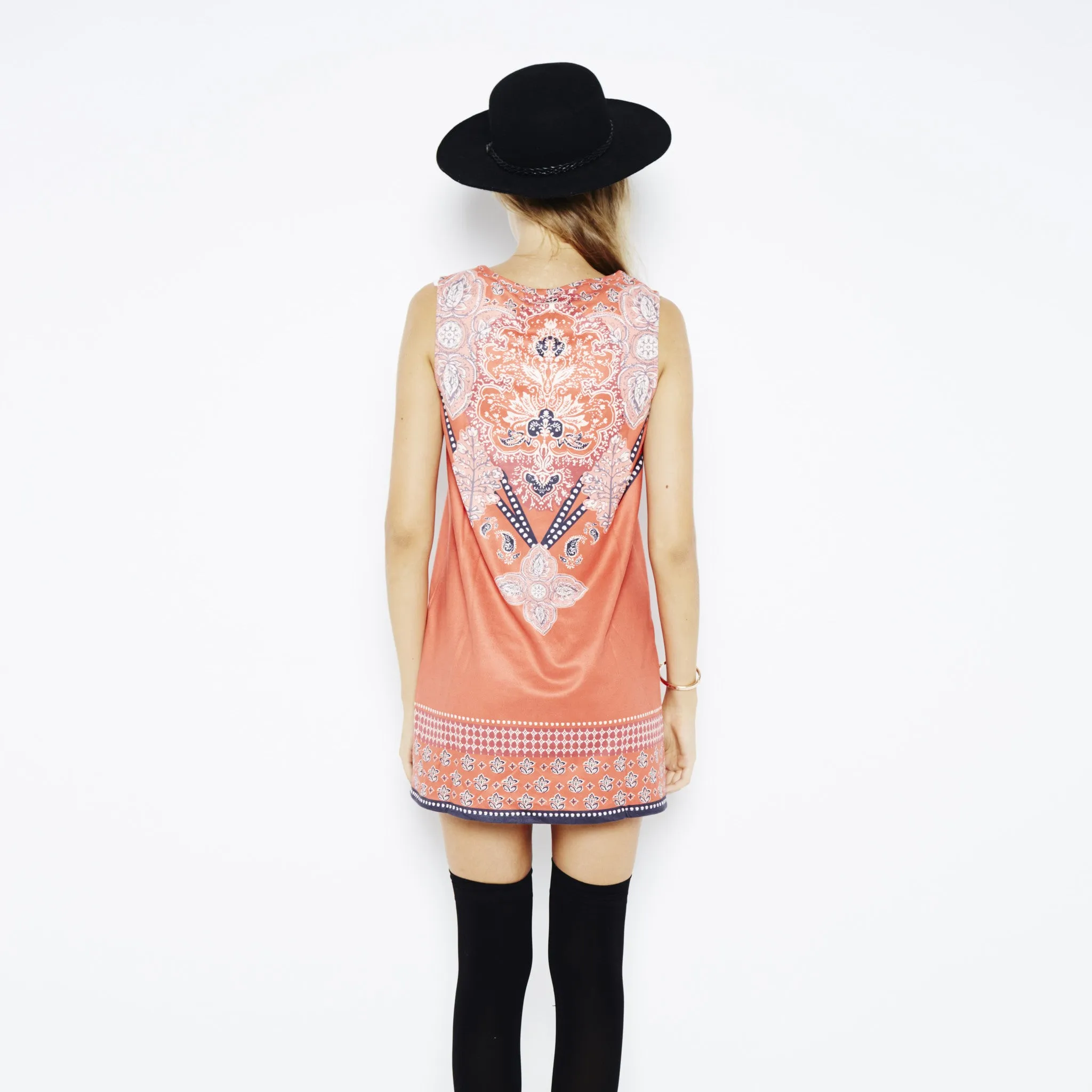 Gone Wild Faux Suede Dress