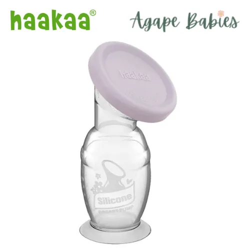 Haakaa Gen 2 Silicone Manual Breast Pump, 150ml (w/ Suction Base & Lid) - 3 Color