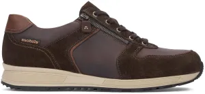 HERVE' men's ergonomic wide fit (H) sneaker - Brown