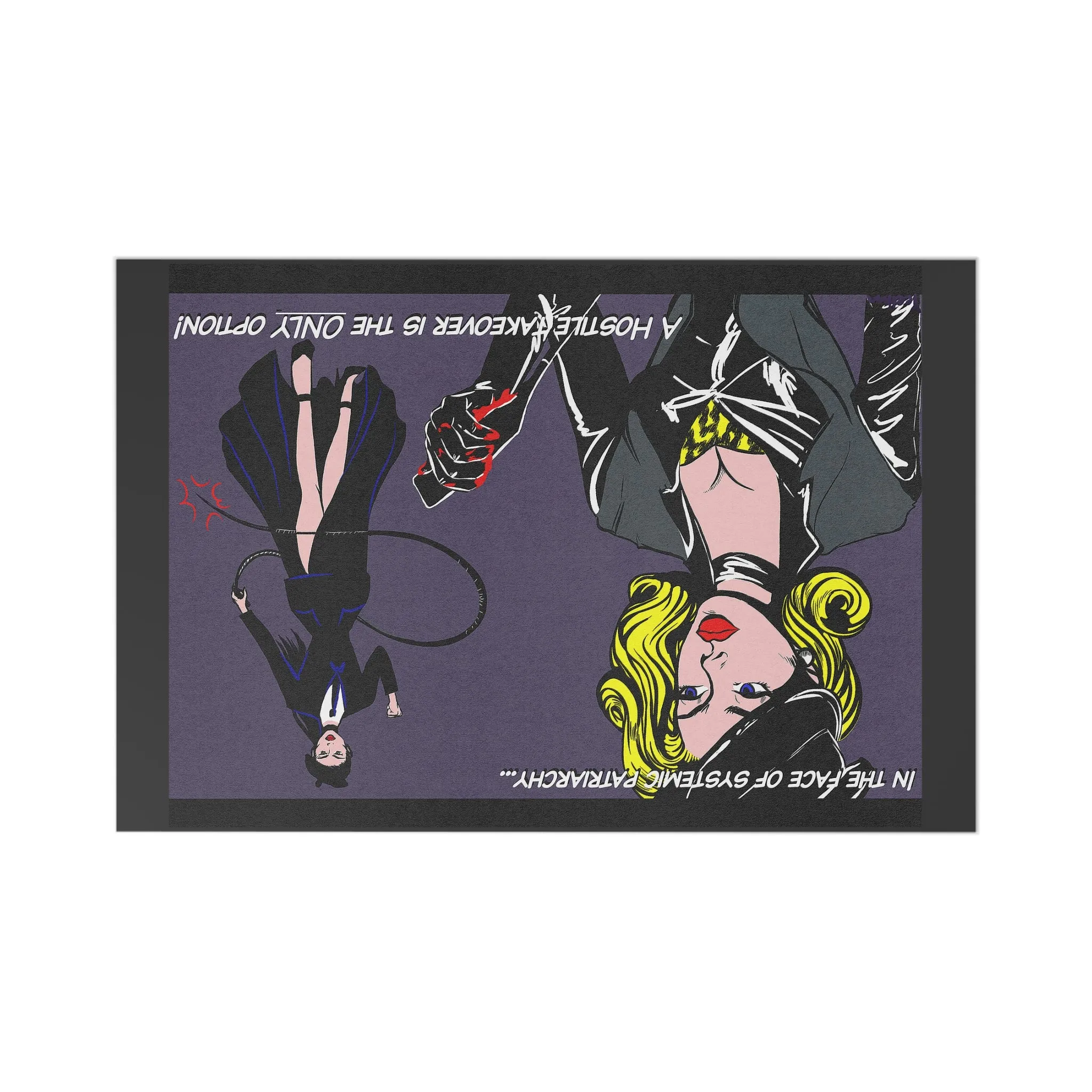 Hostile Take Over Postcards Set (7 Cards & 7 Envelopes)
