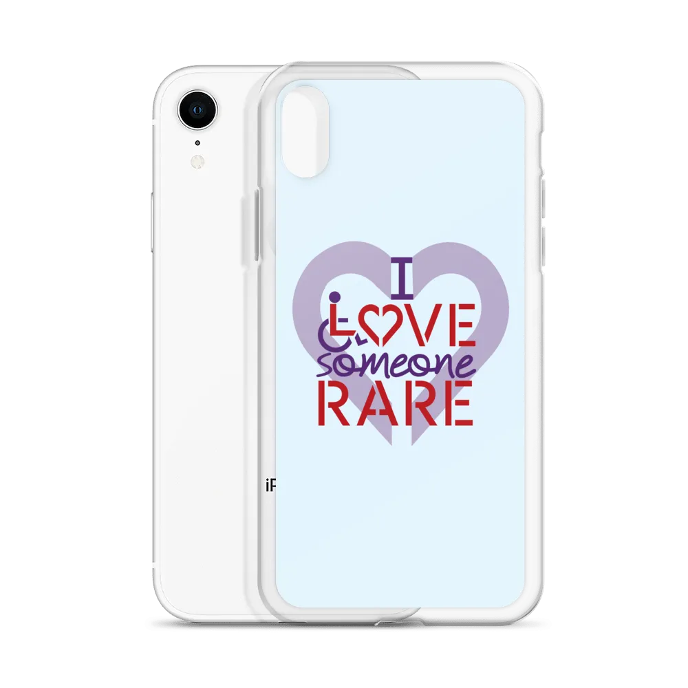 I Love Someone Rare (with a Rare Condition) iPhone Case