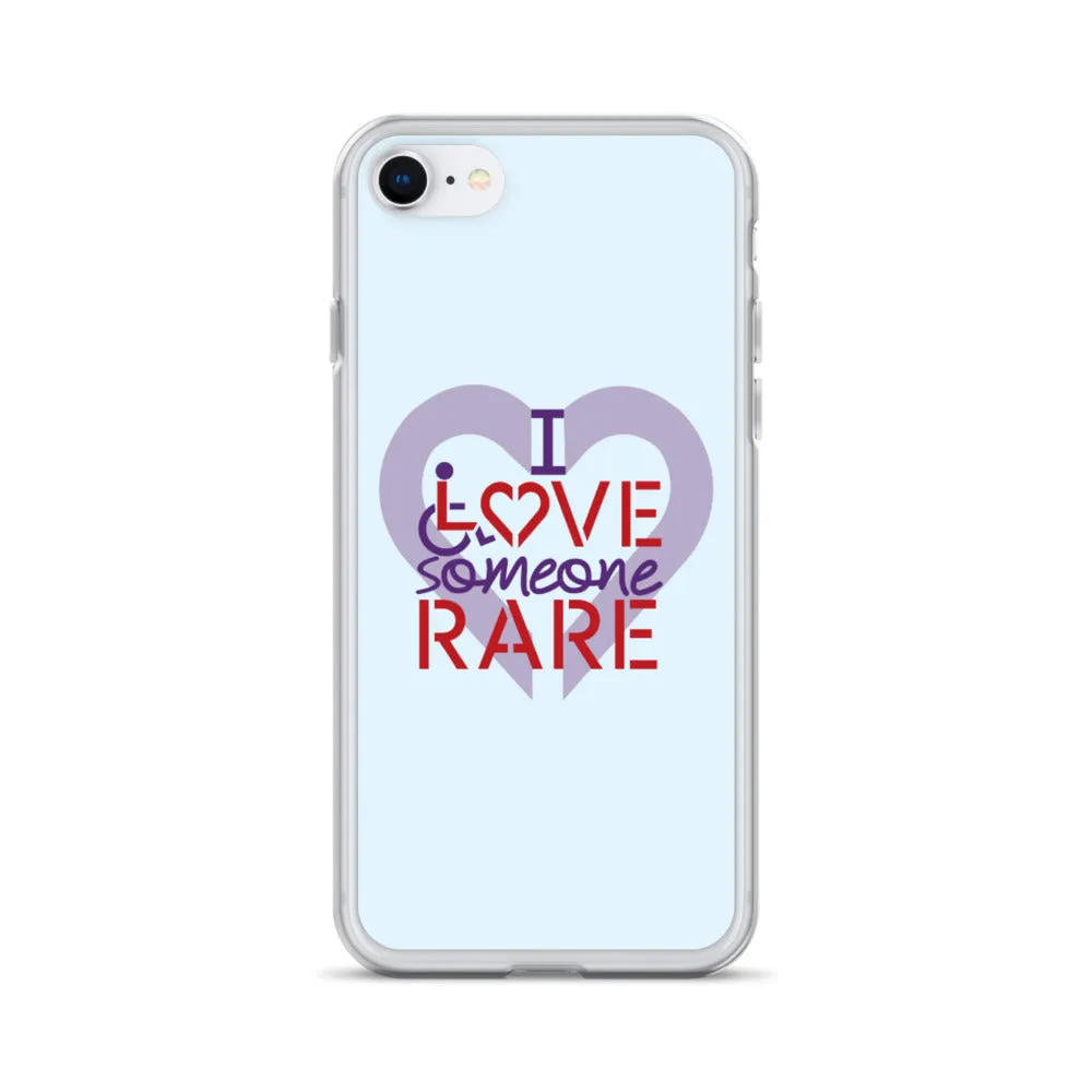 I Love Someone Rare (with a Rare Condition) iPhone Case