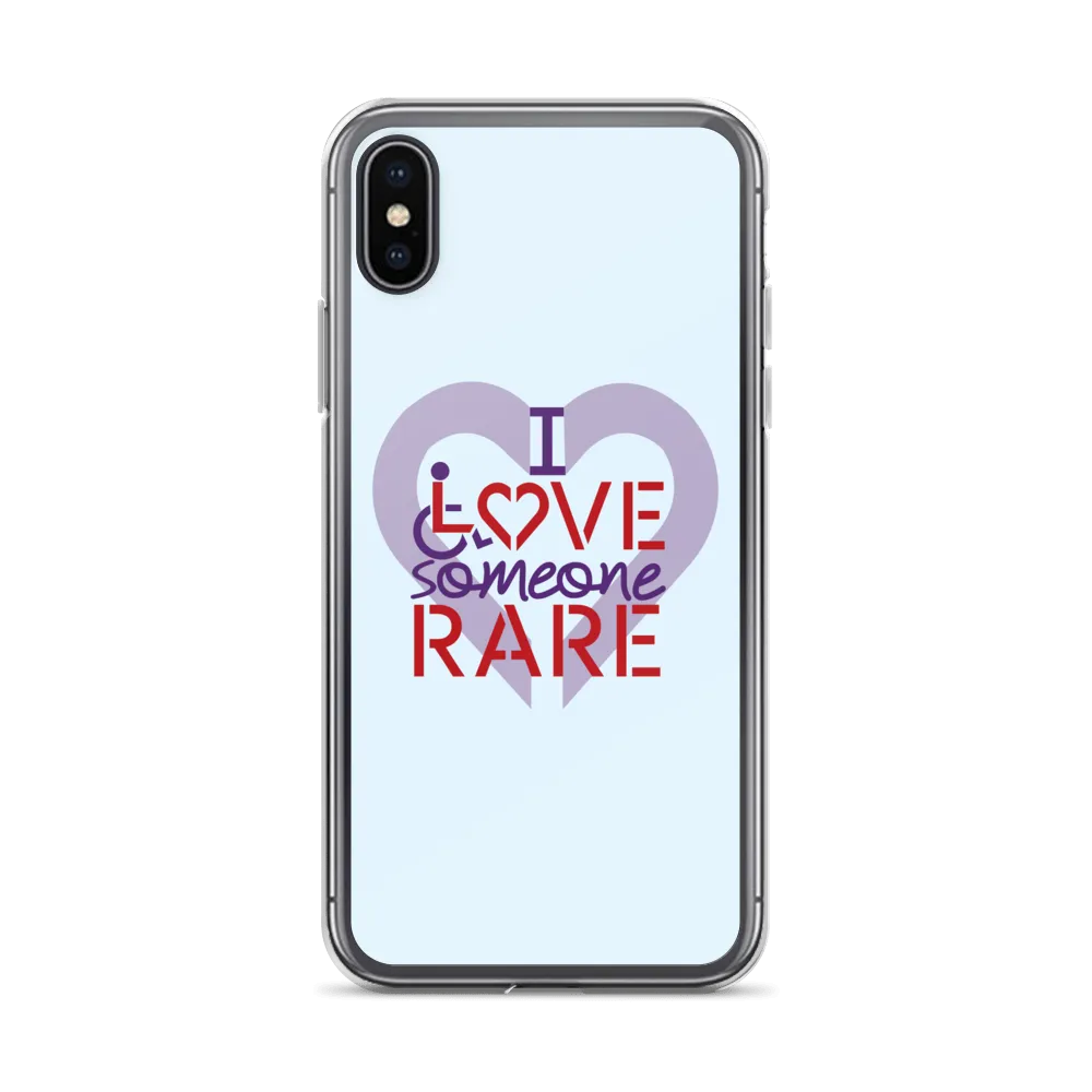 I Love Someone Rare (with a Rare Condition) iPhone Case