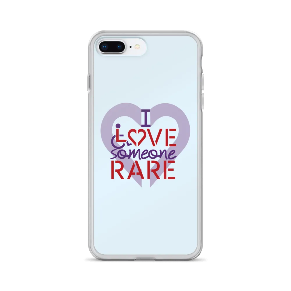 I Love Someone Rare (with a Rare Condition) iPhone Case