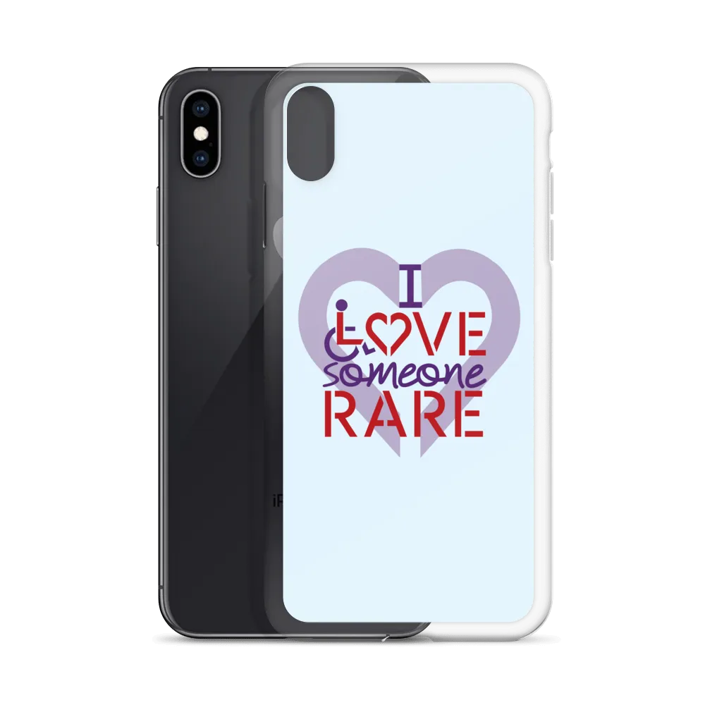 I Love Someone Rare (with a Rare Condition) iPhone Case