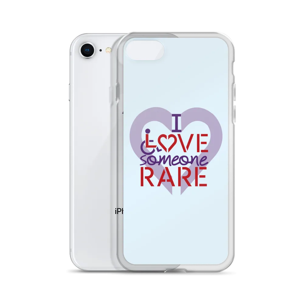 I Love Someone Rare (with a Rare Condition) iPhone Case