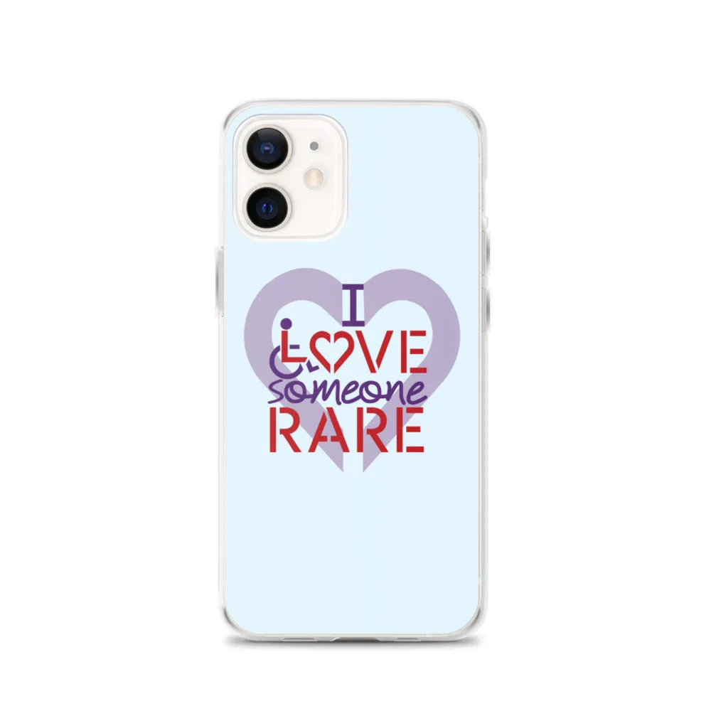 I Love Someone Rare (with a Rare Condition) iPhone Case