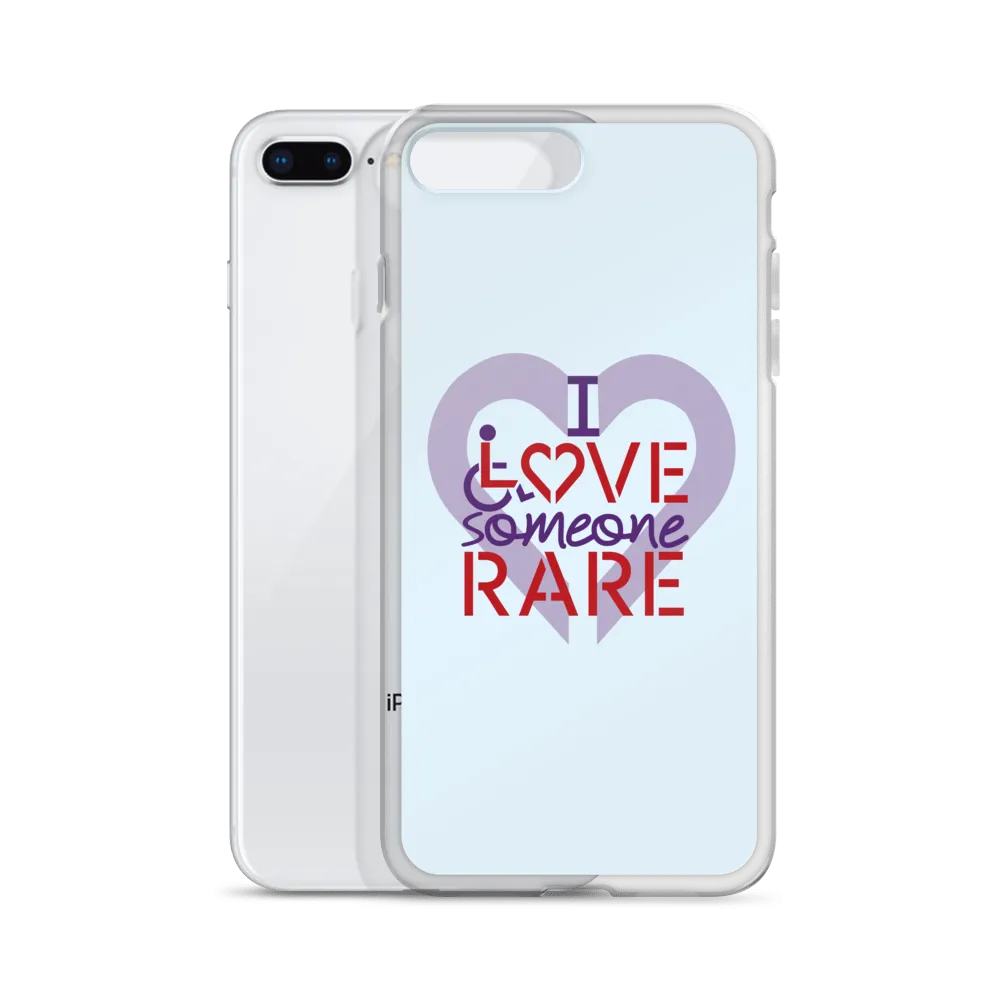 I Love Someone Rare (with a Rare Condition) iPhone Case