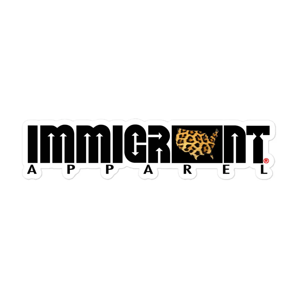 Immigrant Apparel Bubble Sticker