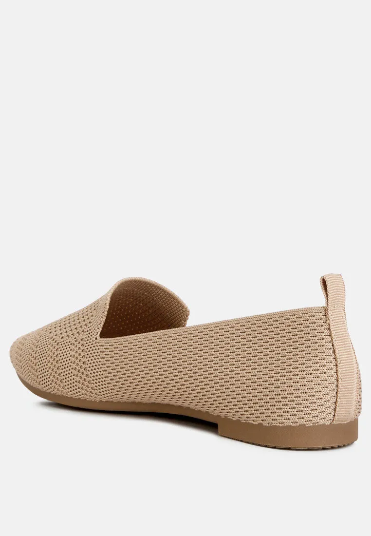 Knit Textile Solid Flats By RUW