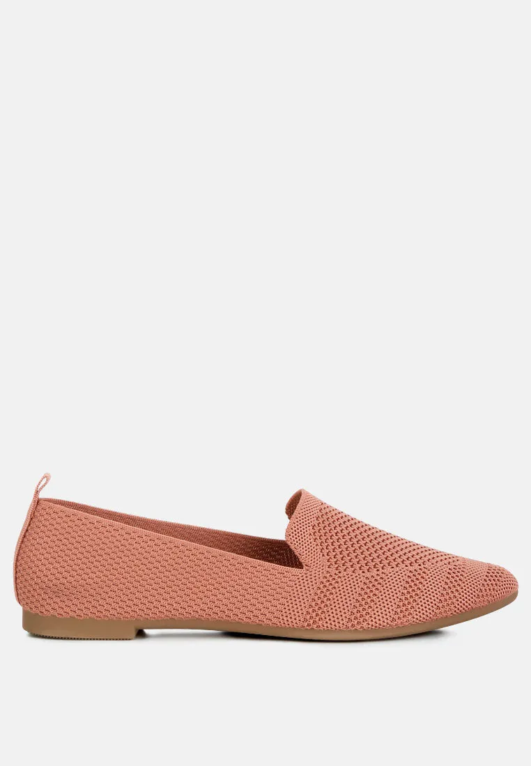 Knit Textile Solid Flats By RUW