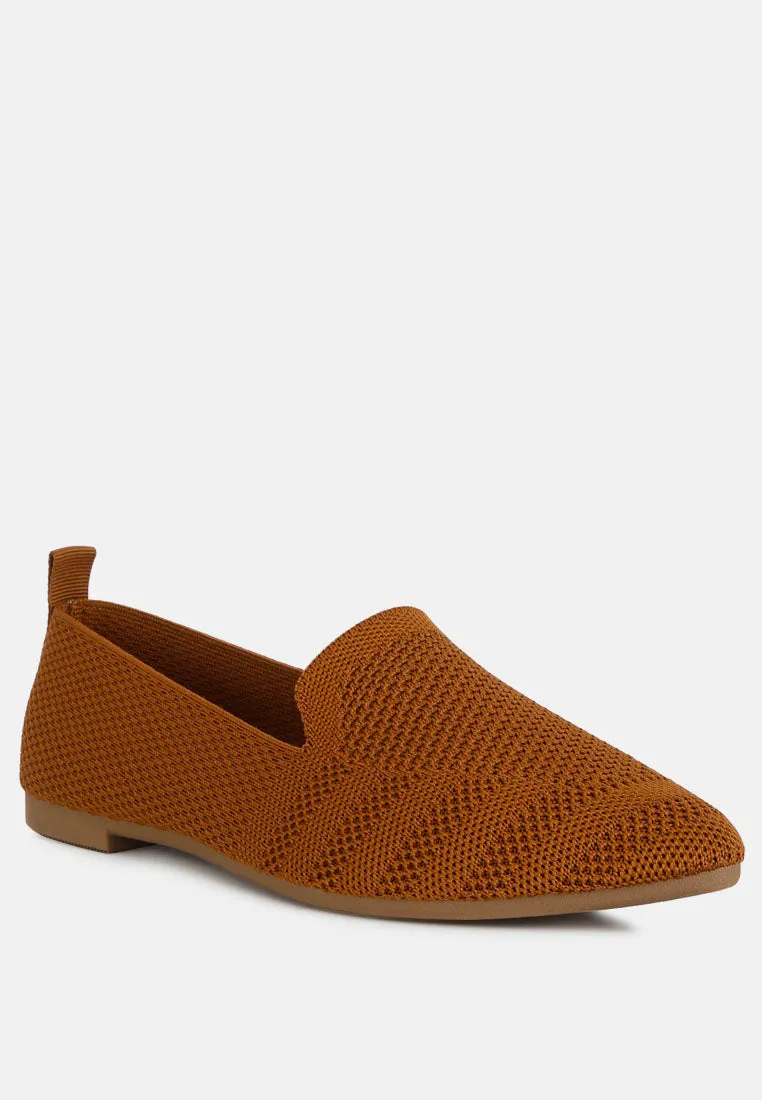 Knit Textile Solid Flats By RUW