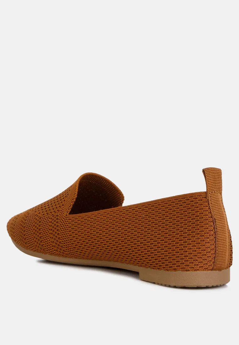 Knit Textile Solid Flats By RUW