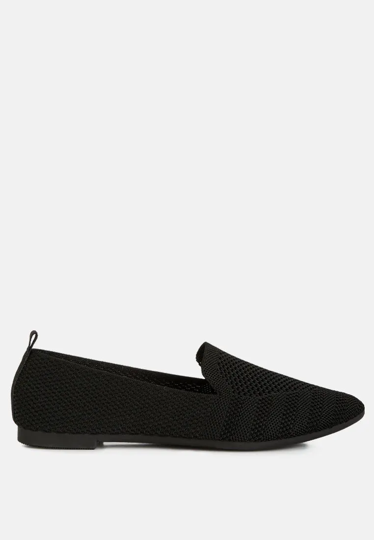Knit Textile Solid Flats By RUW
