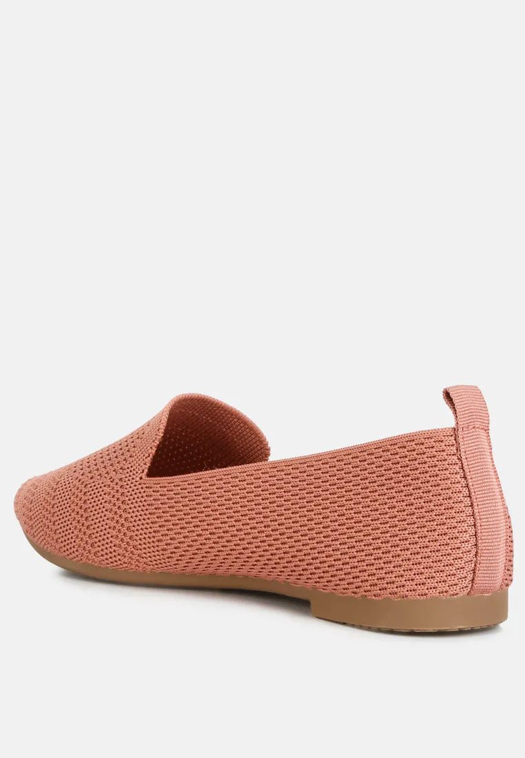 Knit Textile Solid Flats By RUW