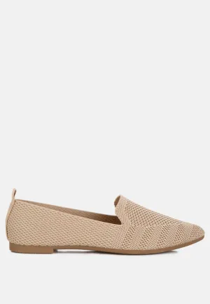 Knit Textile Solid Flats By RUW
