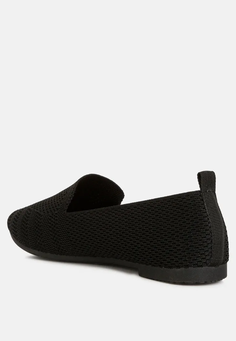 Knit Textile Solid Flats By RUW