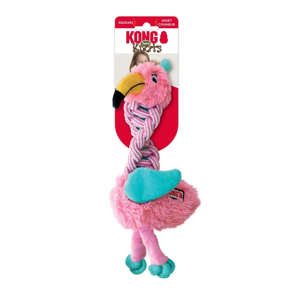 KONG Knots Twists Soft Dog Toy