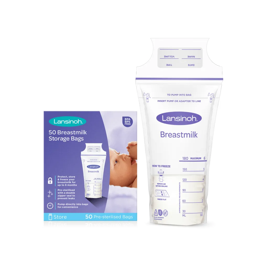 Lansinoh Breastmilk Storage Bags (50 Pack)