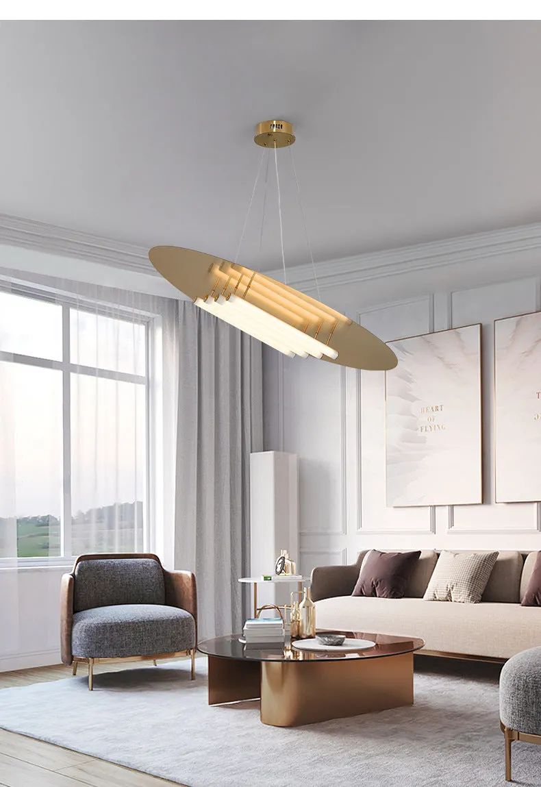 Large Disc Pendant Light