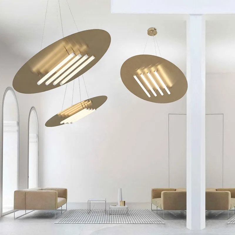 Large Disc Pendant Light
