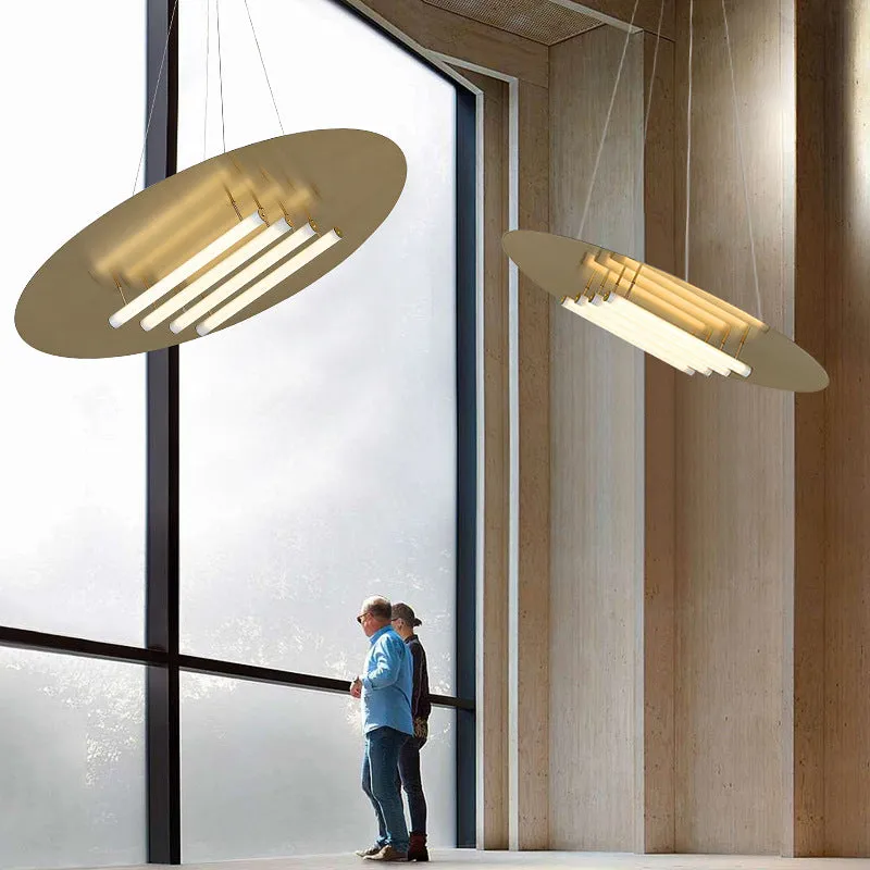 Large Disc Pendant Light