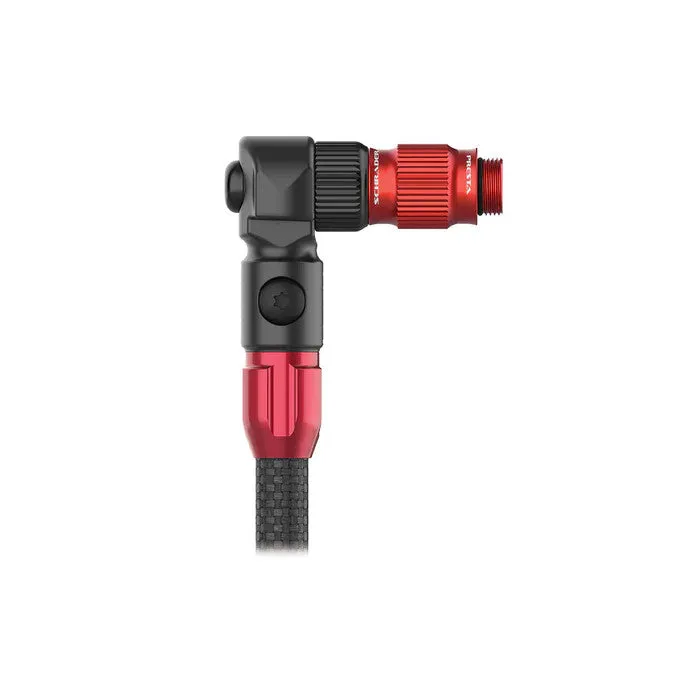 Lezyne Steel Floor Drive 3.5" Pump Flat Black, Wooden Handle