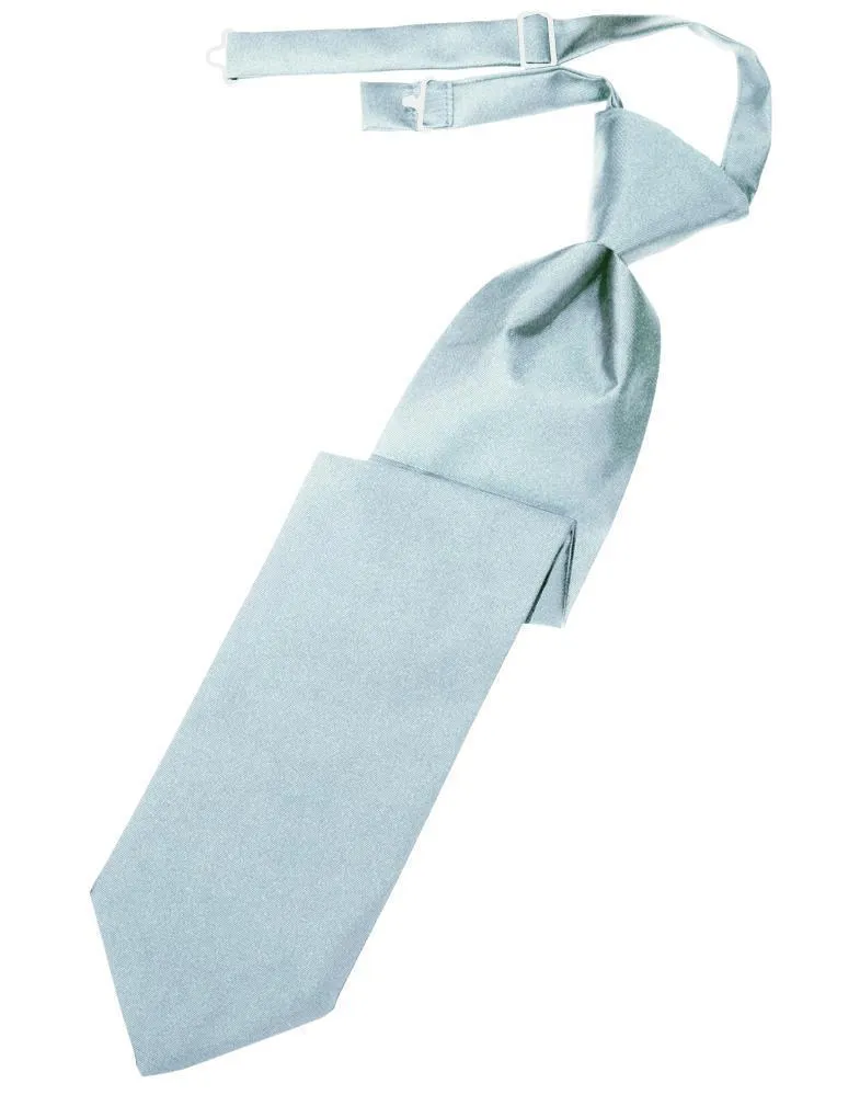Light Blue Luxury Satin Necktie