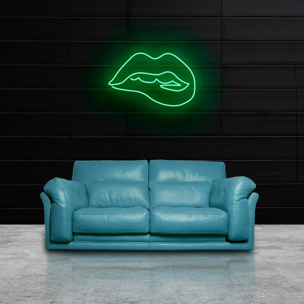 LIPS Neon Sign Light