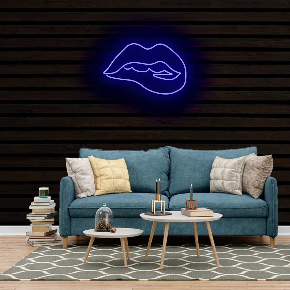 LIPS Neon Sign Light