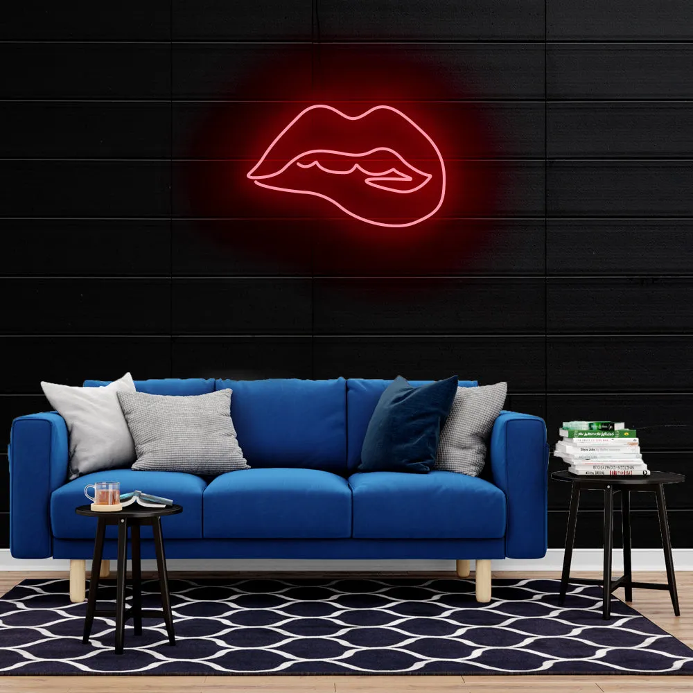 LIPS Neon Sign Light