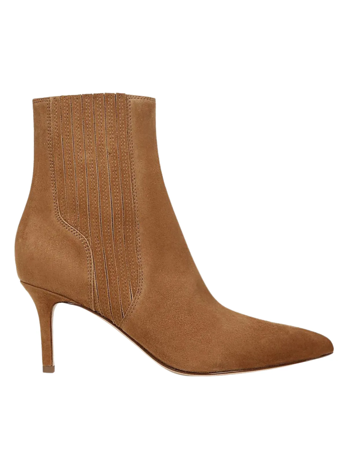 Lisa Suede Stiletto Chelsea Booties