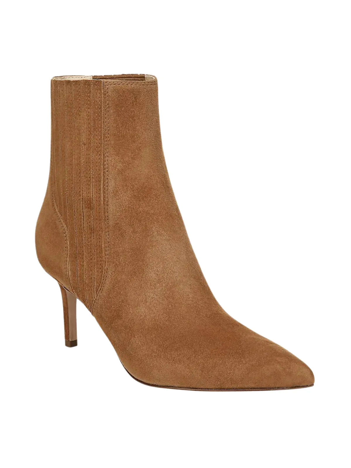 Lisa Suede Stiletto Chelsea Booties