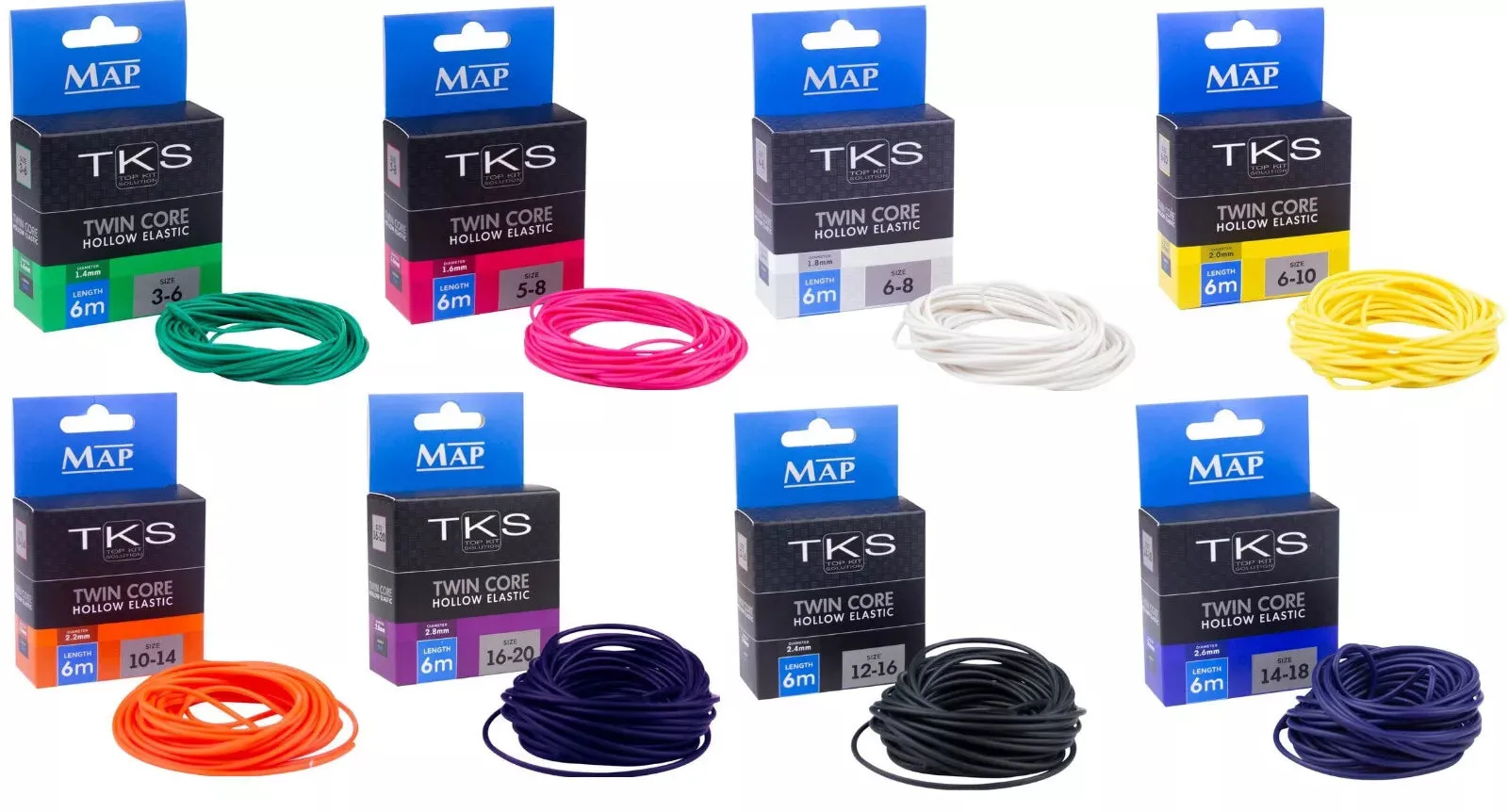 MAP TKS 12-16 Twin Core Hollow Elastic 6m