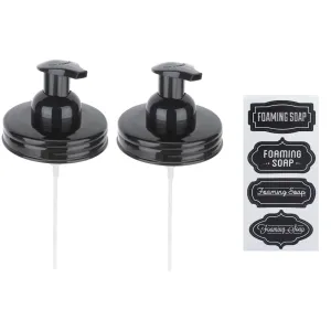 Mason Jar Foaming Soap Dispenser Lid - Wide Mouth (2pc)