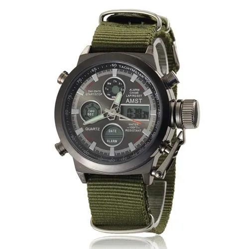 Men's Military Diver Style Watch