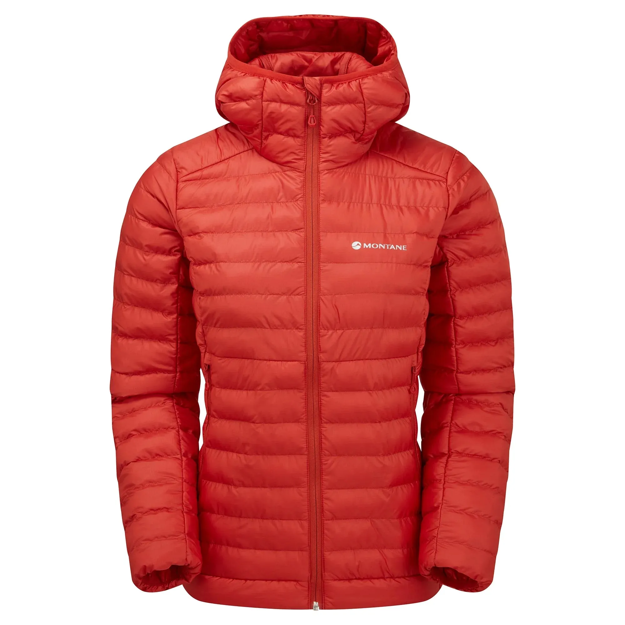 Montane Women's Icarus Hooded Synthetic Insulated Jacket - Saffron Red - Size 10