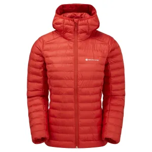Montane Women's Icarus Hooded Synthetic Insulated Jacket - Saffron Red - Size 10