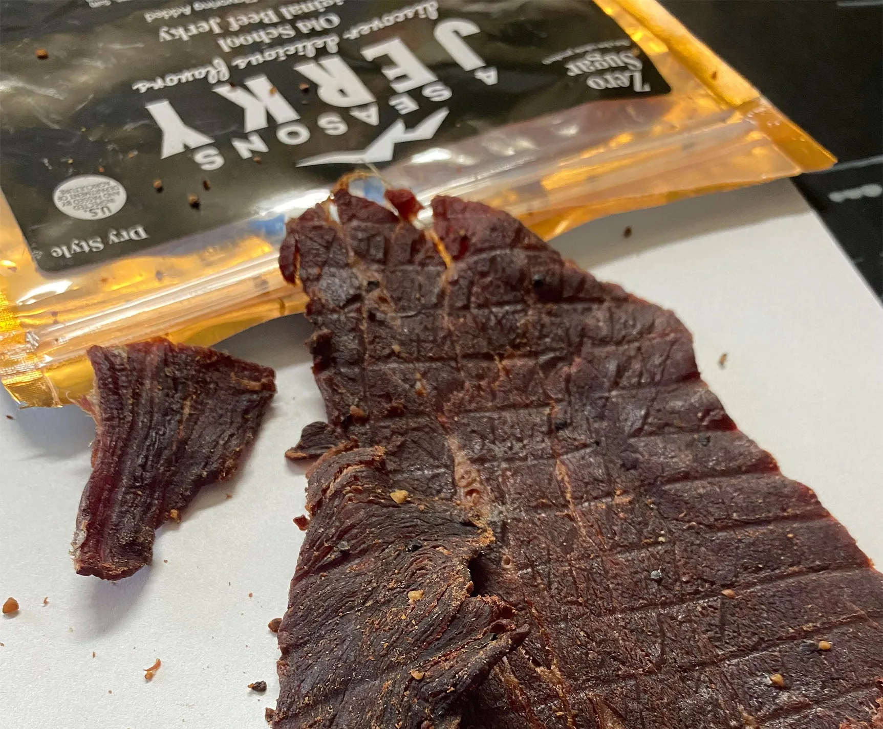 Old School Original Beef Jerky - Zero Sugar - 2.50 oz