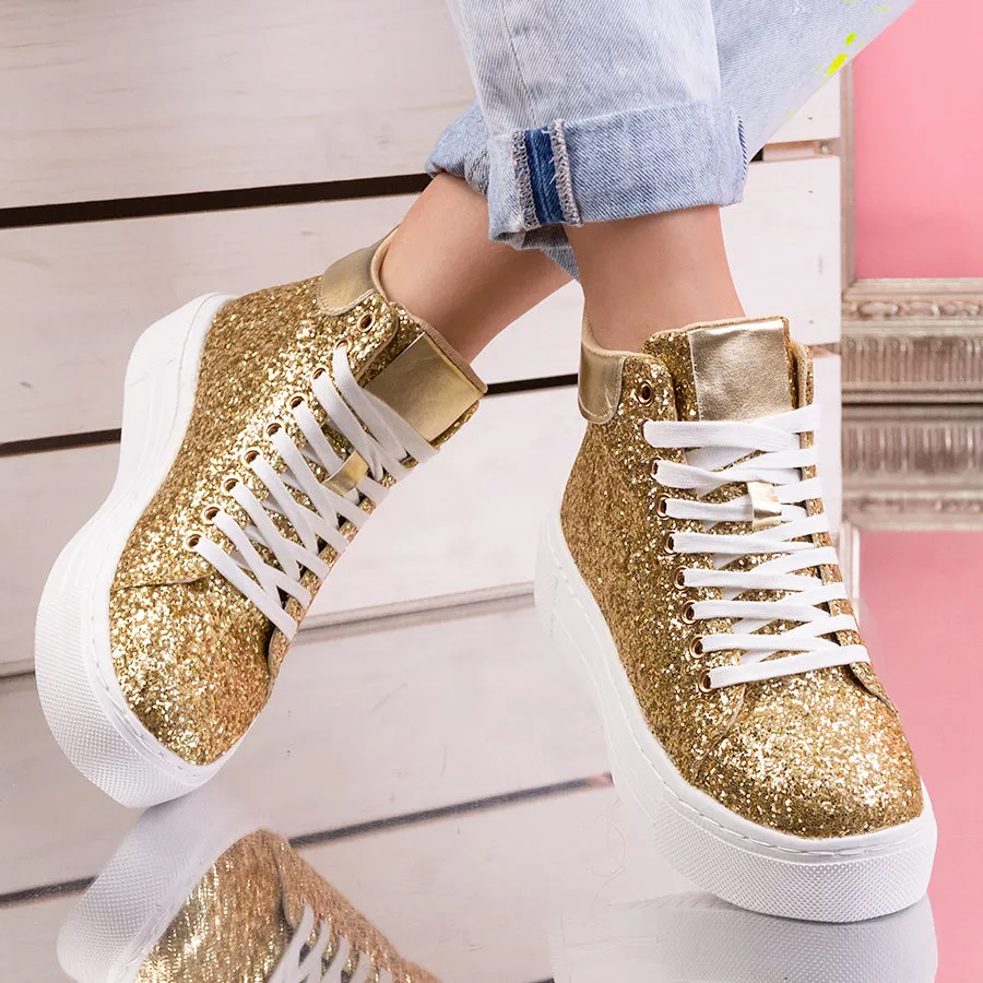 Pantofi sport Nilsa - Gold