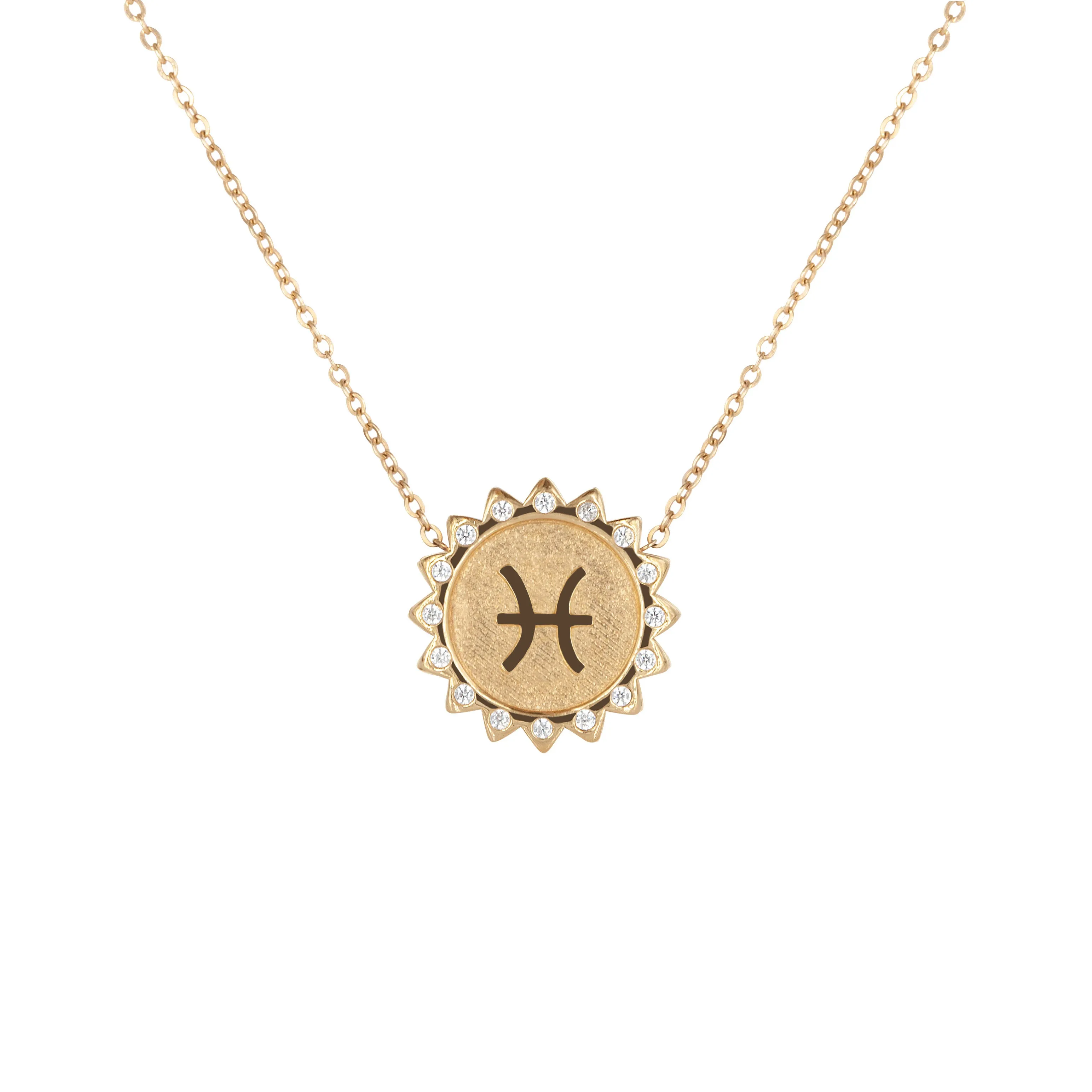 Pisces Sun Zodiac necklace